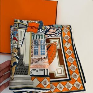 Hermes Silk Scarf